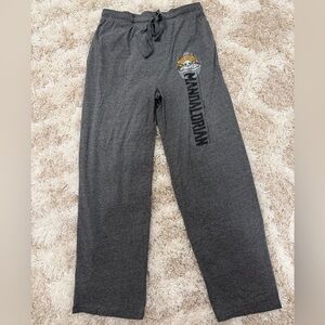 Box Lunch Star Wars Mandalorian Baby Yoda Heather Gray Lounge Pants